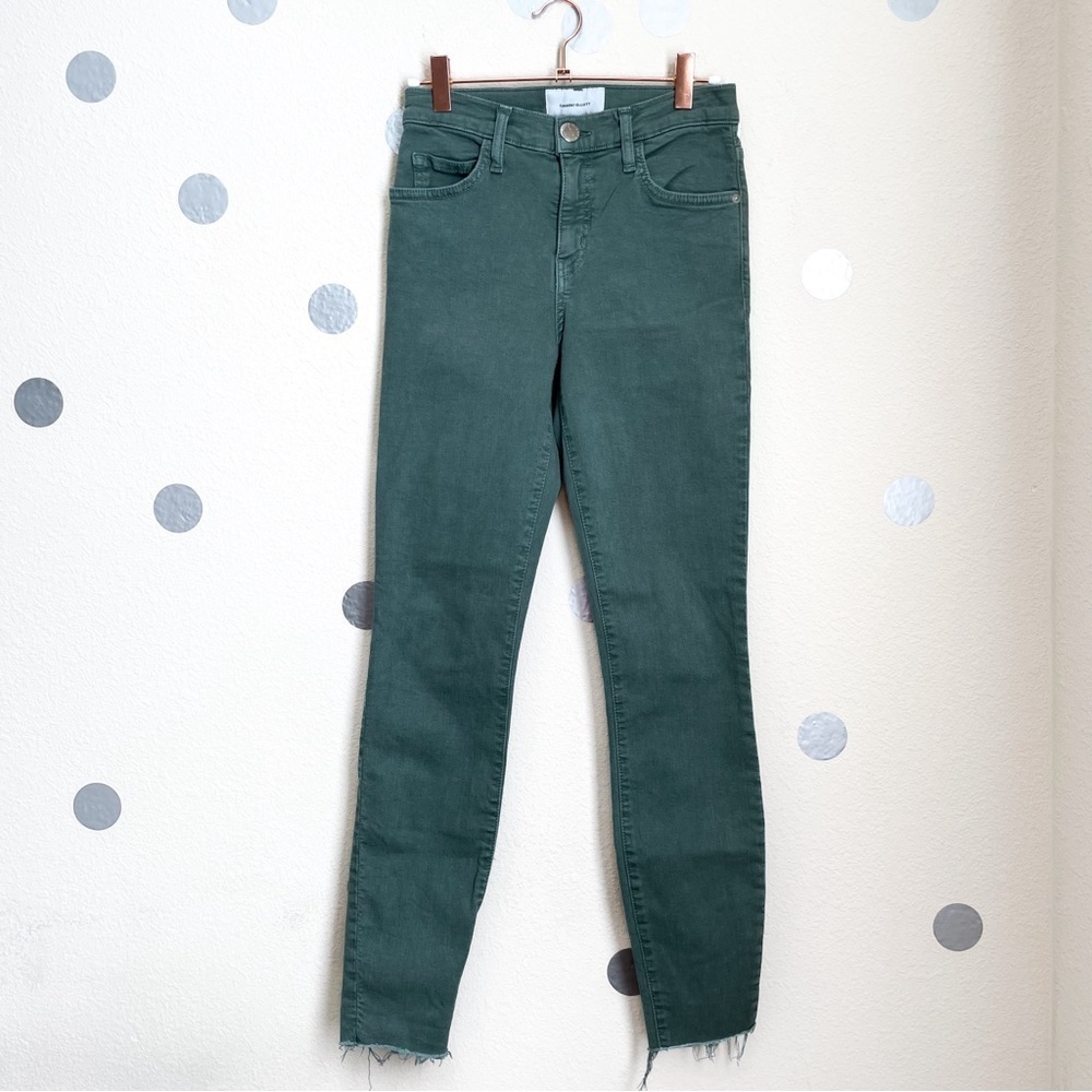 Current/Elliot The Highwaist Stiletto Jeans with Cut Raw Hem